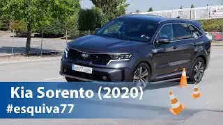 Kia Sorento (2020) - Maniobra de esquiva (moose test) y eslalon | km77.com