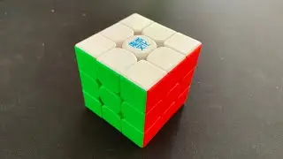 Rubik's cube training ao12 16.55