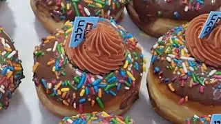 Different Kind of Dougnuts in Jerusalem