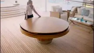 Expandable Round Dining Table