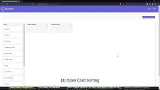 Card Sorting - KartSort.com Demo - Free Card Sorting Website // Urvish Patel