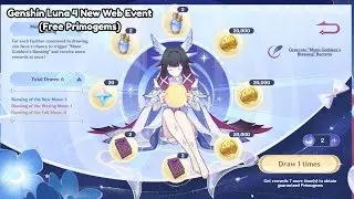 Genshin Luna IV Web Event (Memories of the Moon) Free Primogems