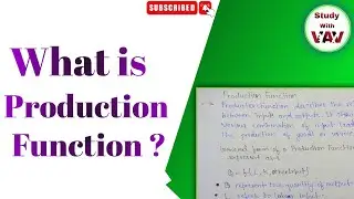 What is Production Function||Production Analysis||In Business Economics||Full Explain||In Hindi||