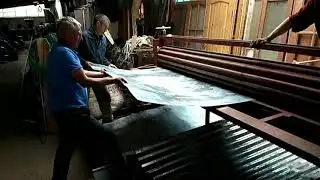 Изготовление металлического шифера