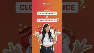 Opening price not equal to Closing price HERE'S WHY!  #stockmarket #tickertape #investing