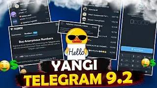 TELEGRAM 9.2 - VIRTUAL NOMERLAR, ANTISPAM, AVTOMATIK XABAR O'CHIRISH VA TOPIKLAR 2.0