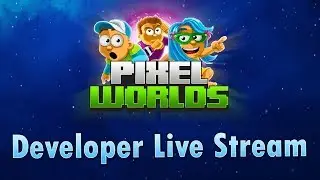 Building the Battle royale world [Pixel Worlds Live Streams]