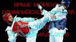 Нарезка ярких моментов финала женщин -67. Тхэквондо ВТФ. Рио 2016.