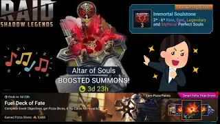 Raid: Shadow Legends- Immortal Soulstone awakening boost summons and new Fuel Deck of Fate event 