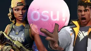 This is how my aim improved in valorant after playing osu!...