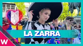 La Zarra (France) @ Eurovision 2023 Turquoise Carpet Opening Ceremony | Interview