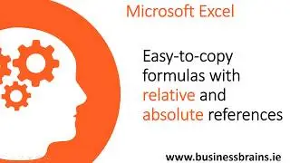 Easy-to-copy formulas with Relative and Absolute references in Excel calculations