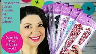 How to use the Scissorfobz with Scissor Gripper - Does this Notion REALLY work? Sewing notions