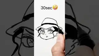 How to Draw Muzan in 30Sec,1,3,5,10Min,1Hr 
