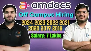AMDOCS Off Campus Hiring for 2024 2023 2022 2021 2020 2019 2018 Batch  | Amdocs Off Campus Drive