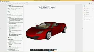 3D PDF Maker for AutoCAD Tutorial 2.  Insert AutoCAD 3D Models in PDF without AutoCAD