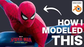 Making Spider-Man in Less than 7 Minutes - Character Modeling Breakdown