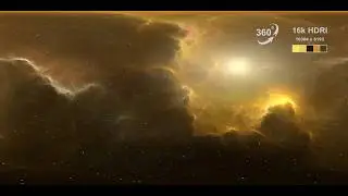 New project 3834: Animation of a space scene using a 16K 360° HDRI texture.