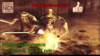 MGS3 Subsistence - No alert run : Escape the prison - 1440P JackalBlender
