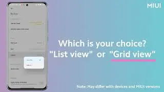 "List view" VS "Grid view", which is your choice for the "Notes" app? 😉 #miui  #notes #xiaomi