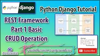 Python Django Rest Framework Part 1 Basic | [ Django DRF Basic CRUD ]