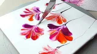 (740) Windy summer day | Easy Painting ideas | Painting for beginners | Designer Gemma77