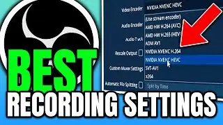 ✅Best OBS Recording Settings (Perfect Quality)