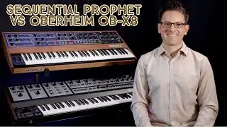 Prophet 5 & 10 vs Oberheim OB-X8 🎛️  Shootout Comparison & Tutorial