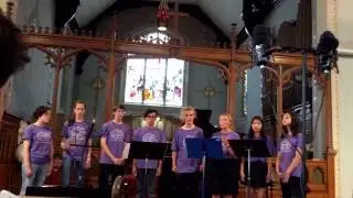 Music at Port Milford 2016 Madrigal group. O, My Luve's Like a Red, Red Rose. D. C. Dickau