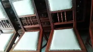 Entachado y tapizado de sillas artesanal