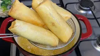 Chicken Spring Rolls Recipe//Homemade Spring Rolls Sheets @MasofsKitchen