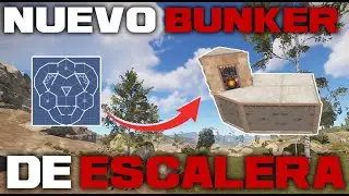 ✅NUEVO BUNKER 2X2✅ Base starter SOLO/DUO RUST 2022 | BUNKER ESCALERA| TUTORIAL ESPAÑOL