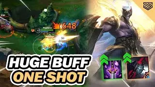 HUGE BUFF TO ONE SHOT PANTHEON JUNGLE 🔥 Pantheon Wild Rift Gameplay