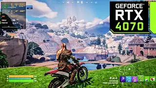 Fortnite : Chapter 5 Solo Win RTX 4070 12GB ( NATIVE 1080P/120FPS EPIC SETTINGS RTX ON / TSR ON )