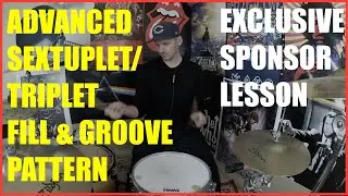 Advanced Sextuplet/Triplet Fill or Groove Pattern - Drum Lesson