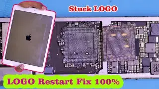 How To Fix iPad 7 (10.2 ) LOGO Restart Problem CPU