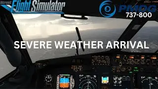 MSFS 737-800 SEVERE WEATHER ARRIVAL MANCHESTER (HD)