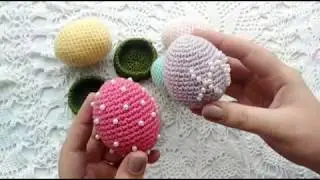 Пасхальное яйцо крючком. амигуруми