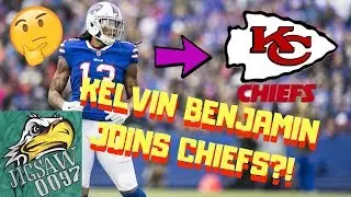 KELVIN BENJAMIN JOINS CHIEFS?! The Chiefs Just Replaced Kareem Hunt!