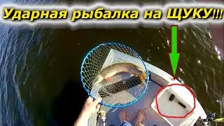 Удивительная рыбалка на щуку с лодки!