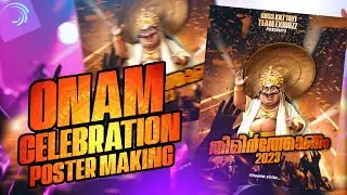 Onam Celebration Poster Making|2023|Alight Motion Poster Making Tutorial|Onam 2k23