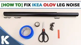 [How To] FIX NOISY IKEA OLOV LEG RATTLE NOISE