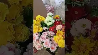 Огромная коробка искусственных цветов всего за 72 рубля.