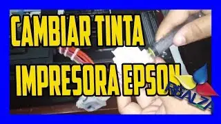 🤷‍♂🤷‍♀Como CAMBIAR la TINTA en una IMPRESORA EPSON y destape del CABEZAL al 100%  - efectivo 😎