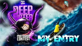 Digital Art Kudos (DAK) Deep Water | Photo Manipulation Competition | My Entry 2022