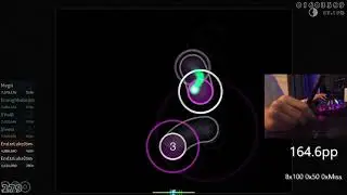 Osu! I fc'd the easiest 7 start map for a new top play