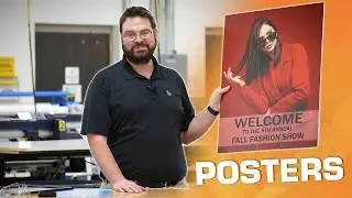 What Material can be used as a Poster?