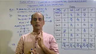 Trigonometry | Chapter 8 | Exercise 8.2 | Class 10th Math by Engr Mirza Sir.