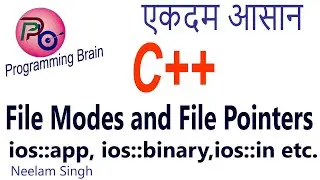 File Mode Parameters(ios::ate) and File Pointers (seekg,etc)in C++ with Example by Programming Brain