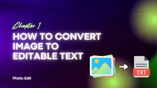 Convert Image to Editable Text